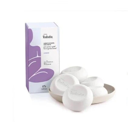 Algodão Tododia Jabón en Barra Puro Vegetal - 5un de 90g