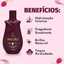 Paixão Loção Deo Hidratante Framboesa Negra 200 ml