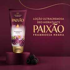 Paixão Loção ultra cremosa deo framboesa negra 200 ml