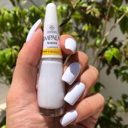 Esmalte Impala branco cremoso