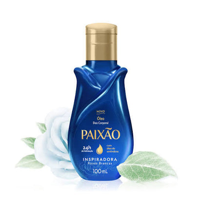 Aceite corporal inspirador de rosas blancas Paixão - 100 ml