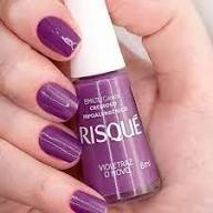 Esmalte Risqué Roxo Cremoso Violetraz o Novo 8ml