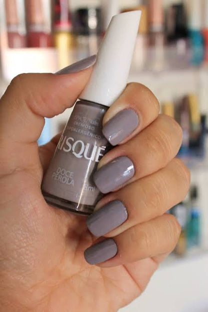 Esmalte Nude Risqué Doce Pérola Cremoso 8ml
