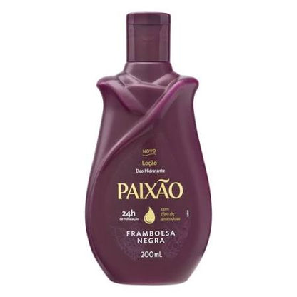Paixão Loção Deo Hidratante Framboesa Negra 200 ml