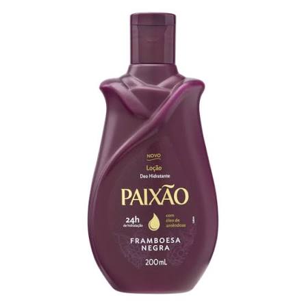 Paixão Loção Deo Hidratante Framboesa Negra 200 ml