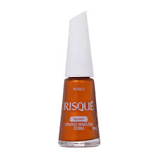 Esmalte Cobre Risqué Comigo Ninguém Cobre Metálico 8ml