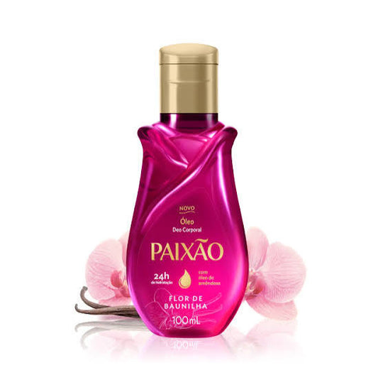 Aceite Corporal Paixão  flor de baunilha con Acción Desodorant 100ml