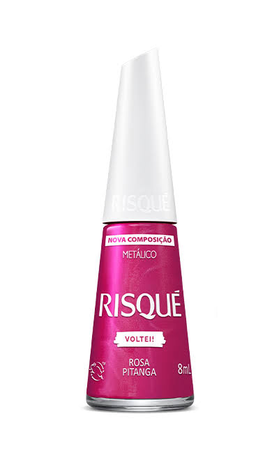 ESMALTE RISQUE BL METÁLICO ROSA PITANGA
