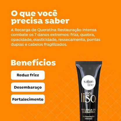 Salon Line Meu Liso recarga de queratina vegetal