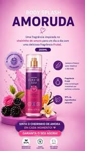 Boticario - Cuide Se Bem - Amoruda - Colonia Feminina Body Splash 200Ml