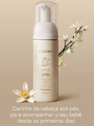 Espuma de Banho Cremosa Baby Little Niina Secrets 150ml | Eudora
