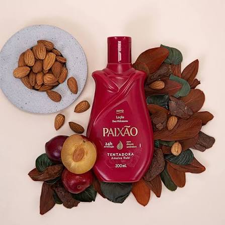Paixão Loção Deo Hidratante Tentadora Ameixa Rubi 200 ml