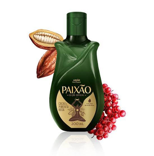 Paixão Loção Deo Hidratante cacau& pimienta rosa  200 ml