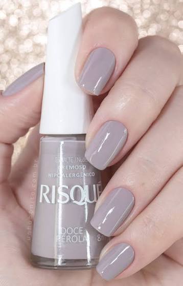 Esmalte Nude Risqué Doce Pérola Cremoso 8ml