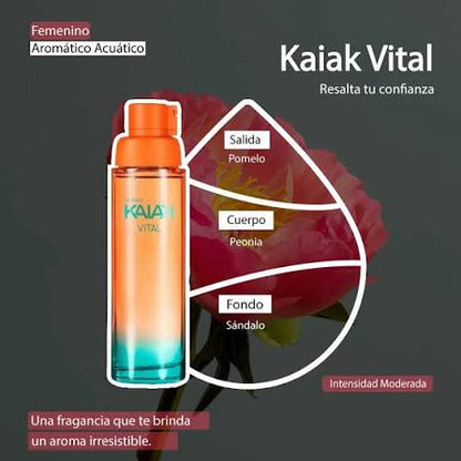 Perfume Femenino Kaiak Vital Natura 100 ml