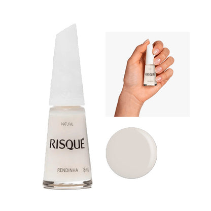 Esmalte Risqué Natural Rendas Do Brasil Rendinha