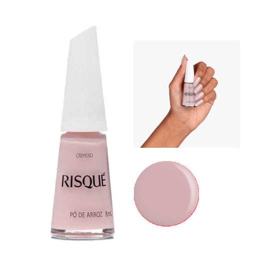 Esmalte Risqué Nudes Cremoso Pó De Arroz