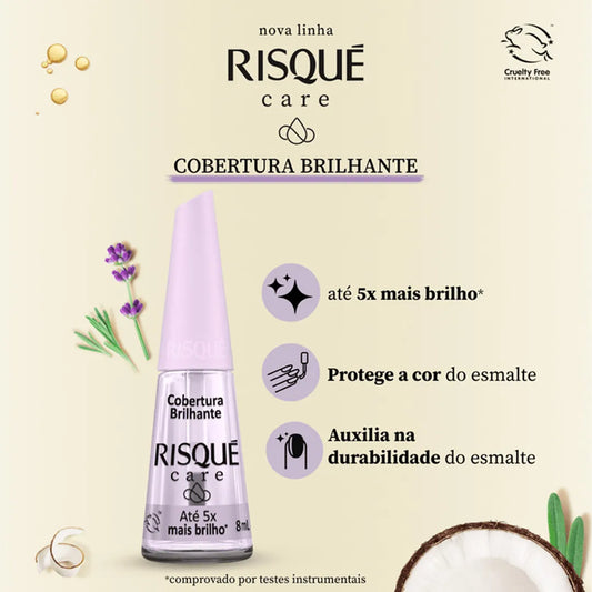RISQUÉ COBERTURA BRILHANTE CARE ATÉ 5X MAIS BRILHO