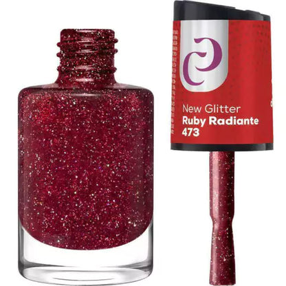 Esmalte de uñas Cora Ruby Radiant, nueva colección Glitter