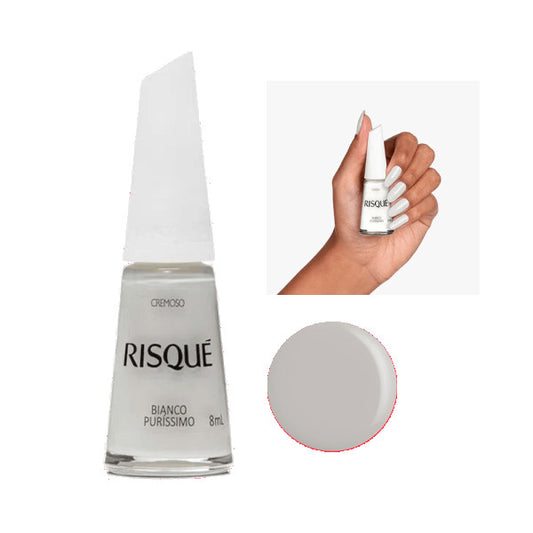 Esmalte Risqué Cremoso Bianco Puríssimo