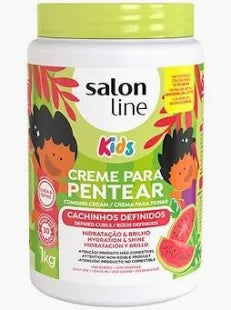 Creme Para Pentear Kids Cachinhos Definidos Salon Line 1kg sandia