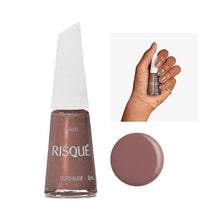 Esmalte Risque Efeito Metalico 8Ml Fast Fashion Ouro Nude